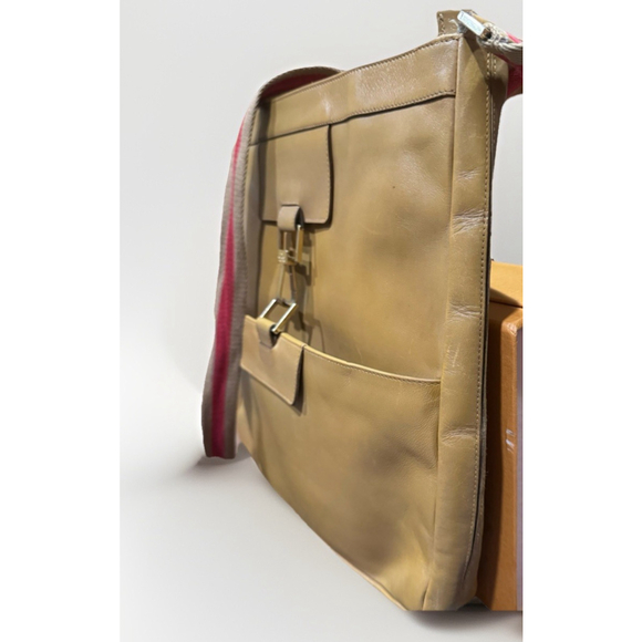 Gucci Jackie Leather Messenger Shoulder Bag Vintage Tom Ford Era - Picture 2 of 14